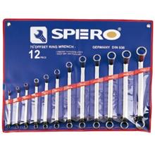 مجموعه 8 عددی آچار دو سر رینگی اسپرو مدل 700712P Spero 700-712P Offset Ring Wrench Set 12PCS